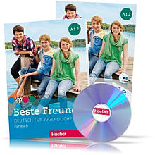 Beste Freunde A1.2, Kursbuch + Arbeitsbuch + CD / Підручник + Зошит (комплект з диском) німецької мови