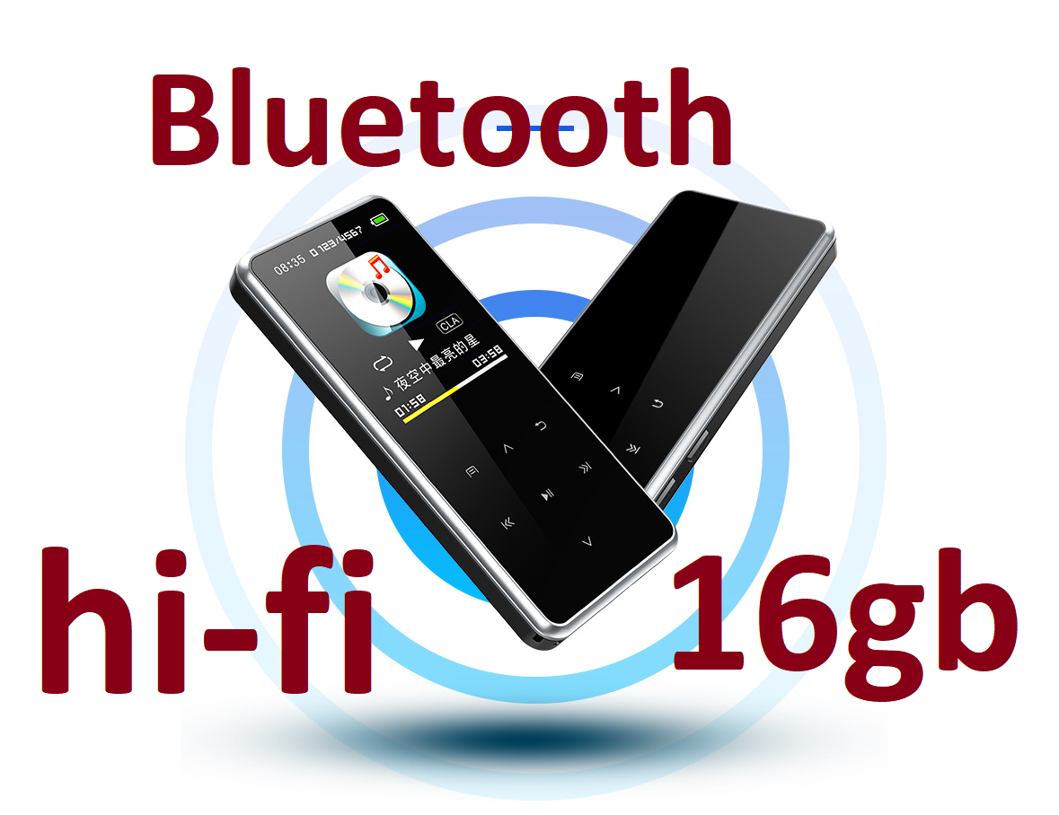 Плеєр MP3 JNN M12 Bluetooth 16gb HI FI Original чорний