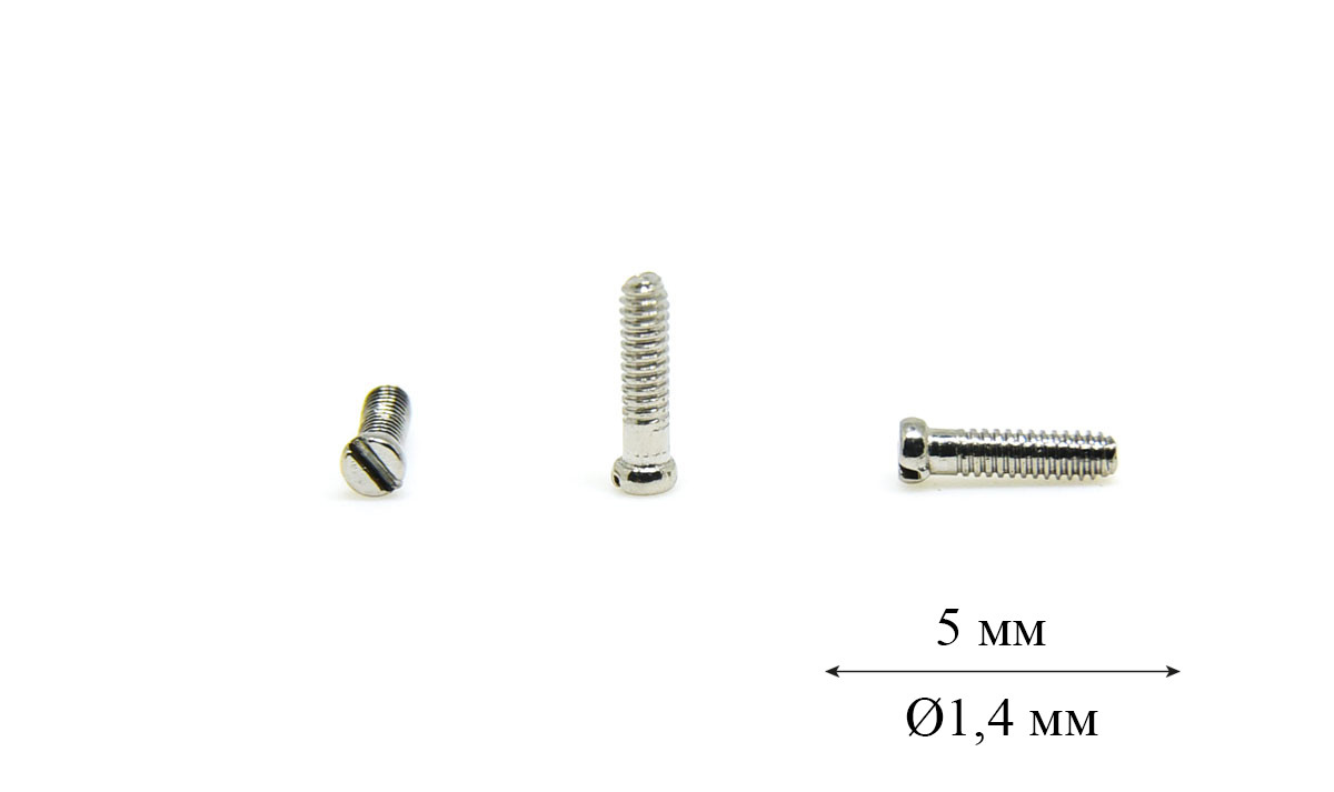 Інструменти і витратні матеріали Гвинти, гайки, шайби Гвинт Ø1,4 мм 5,0 довжина мм