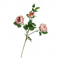 Искусственная ветка Роза пудровая 68 см