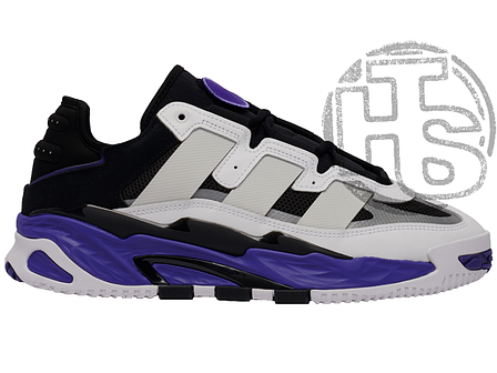 Чоловічі кросівки Adidas Niteball White Black Purple FX0361, фото 1