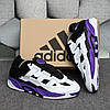 Чоловічі кросівки Adidas Niteball White Black Purple FX0361, фото 8