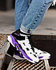 Чоловічі кросівки Adidas Niteball White Black Purple FX0361, фото 9
