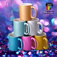 Чашка керамічна глітер 330 мл + друк. Друк на чашках