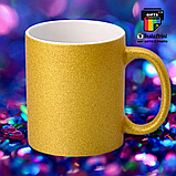 Чашка керамічна глітер 330 мл + друк. Друк на чашках, фото 2