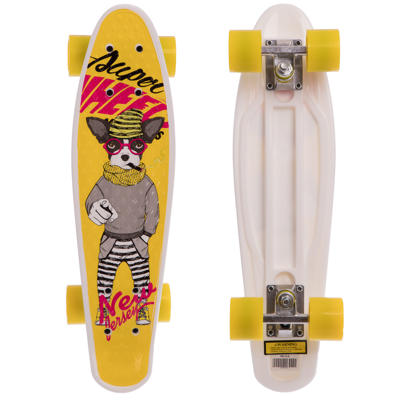 Пенні борд Penny Board круїзер пластиковий Собака 22" HB-13-4