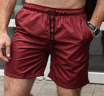 Червоні чоловічі пляжні шорти для купання короткі | Плавки з поліестеру виробництво Туреччина
