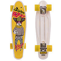 Пеніборд Penny Board круїзер пластиковий Собака 22" HB-13-4