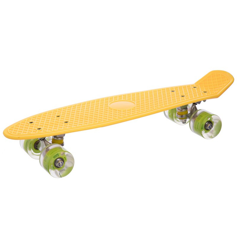 Пенні борд Penny Board круїзер пластиковий зі світними колесами 22" SP-Sport SK-5672-1