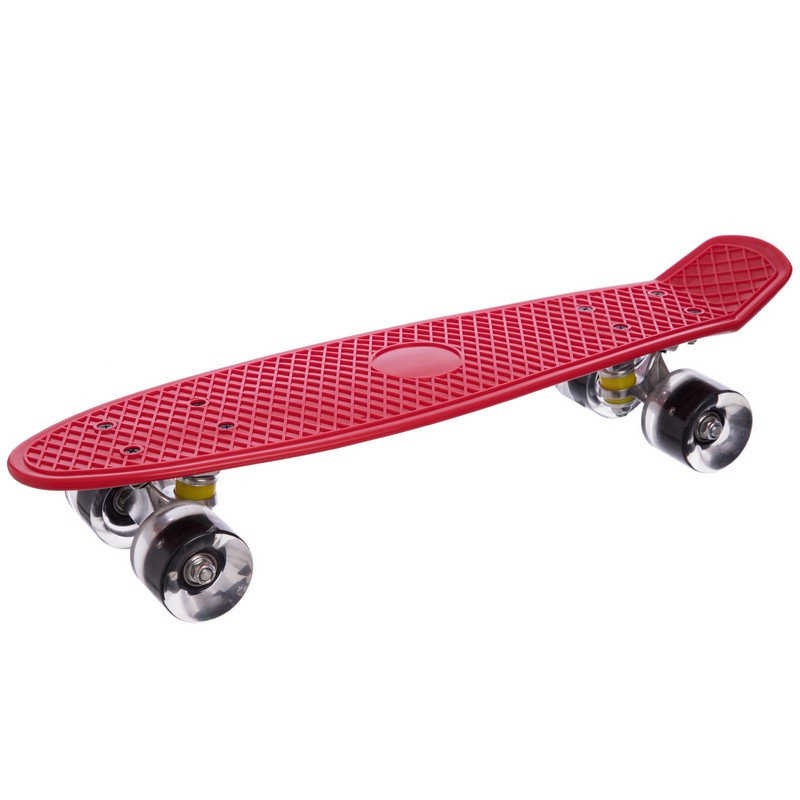 Пенні борд Penny Board круїзер пластиковий зі світними колесами 22" SP-Sport SK-5672-10