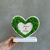 Іменний подарунок на річницю весілля, подарунок на весілля молодятам, фото 2