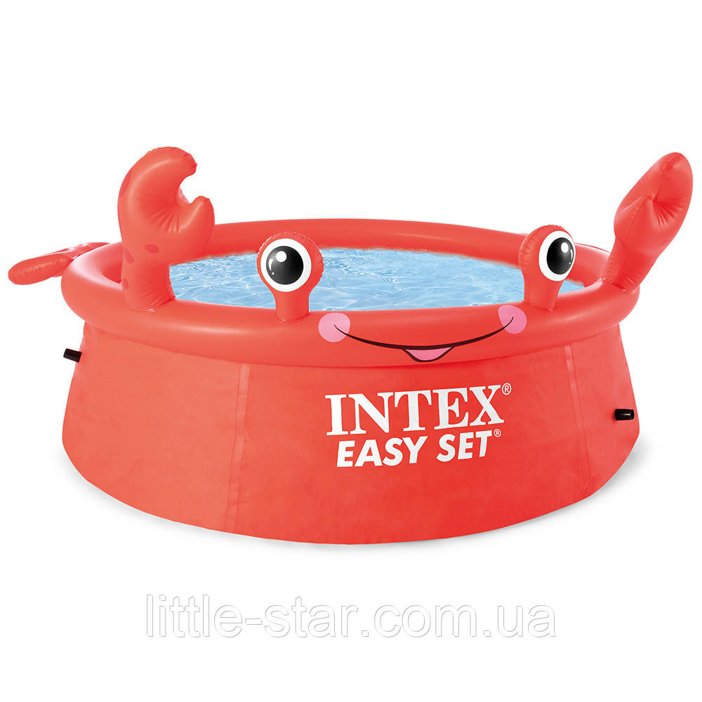 Дитячий надувний Intex 26100 басейн 183*51 см, 880 л, помаранчевий