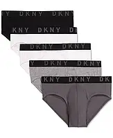 Мужские трусы DKNY Men's 5-Pk. Cotton Stretch Hip Briefs Набор 5 шт ОРИГИНАЛ (Размер L)