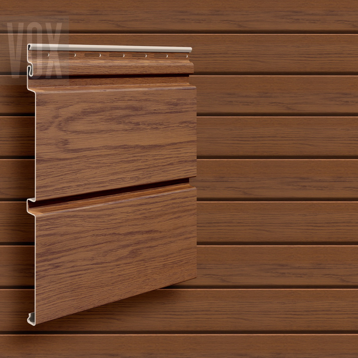 Сайдинг VOX System MAX-3 (Вокс)- золотий дуб. Панель 3,85x0,25 (0,96м2). Опт/Роздріб. Сайдинг макс3. Оптом, фото 1