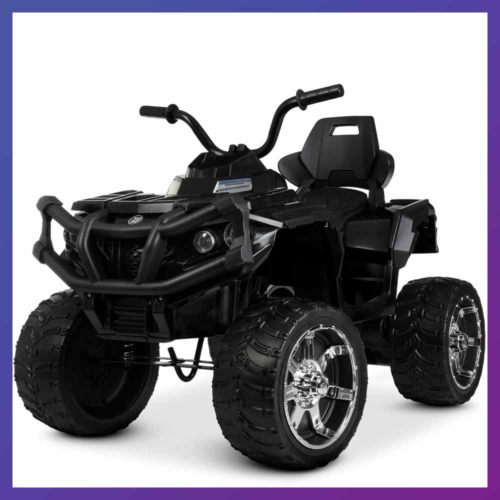 Дитячий електро квадроцикл на акумуляторі Bambi M 4266 для дітей 3-8 років чорний