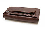 Жіночий шкіряний гаманець Kochi коричневий 515-Coffee, фото 2
