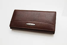 Модний жіночий гаманець коричневий, фото 3