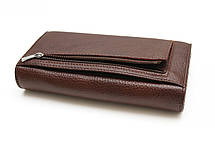 Модний жіночий гаманець коричневий, фото 3