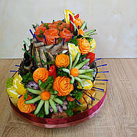 Торт із рибою, смачний подарунок на день народження