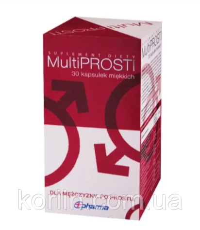 MultiProsti МультиПрості Біодобавка Для Чоловічого Здоров'я 30 капсул +Pharma Австрія Доставка з ЄС
