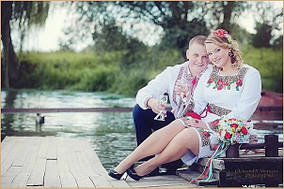 Заготовки для вишивки (чоловіча сорочка+жіноче плаття)