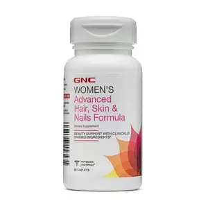 Вітаміни для волосся, шкіри та нігтів GNC Women's Advanced Hair, Skin & Nails Formula 60 caplets