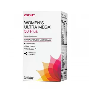 Вітаміни для жінок 50+ GNC Women`s Ultra Mega 50 Plus 120 caps