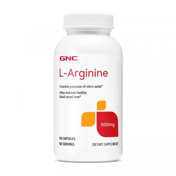 Аргінін GNC L-ARGININE 500 90 caps, фото 1