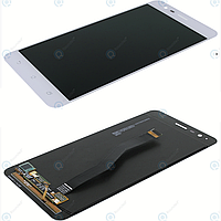 Дисплей для Asus ZenFone 3 Zoom ZE553KL (Z01HD, Z01HDA), модуль (экран и сенсор), белый