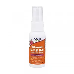 Вітамін Д3 та К2 Now Foods Vitamin D3 & K-2 Liposomal Spray 59 ml