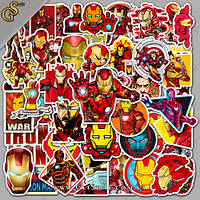 Набір наклейок Залізна людина "Iron Man" 52 шт.