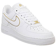 Кросівки Nike Air Force 1 Low Icon Clash Essential White Metallic Gold, фото 3