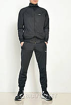M,L. Чорний чоловічий спортивний костюм на манжеті / Трикотаж лакоста, фото 5