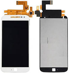 Дисплей для Motorola Moto G4 Plus XT1640, XT1641, XT1642, XT1643, XT1644, модуль (екран і сенсор), білий