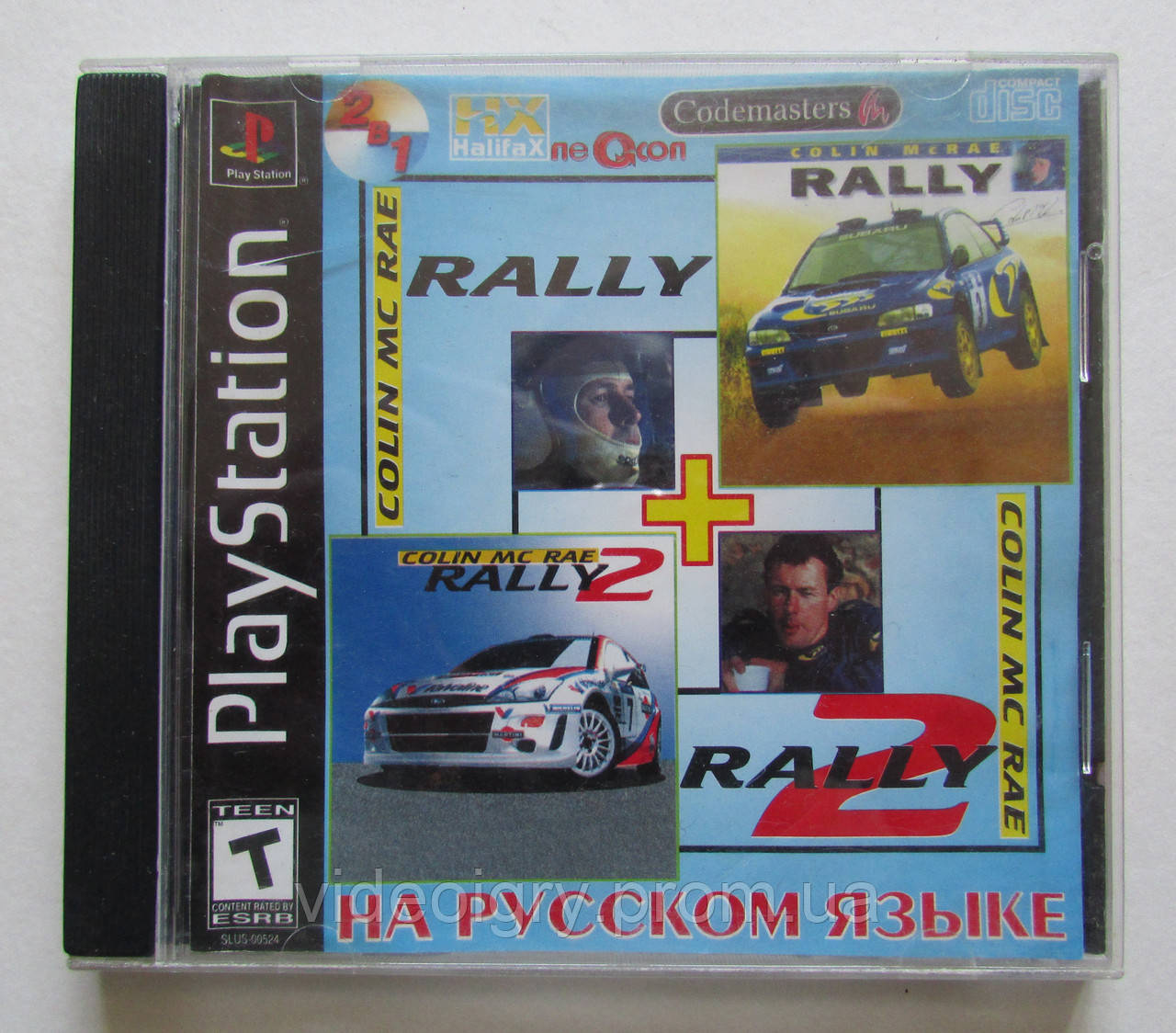 Colin MC Rae Rally - Colin MC Rae Rally 2 2в1 Playstation 1 (One) ліцензійна марка України