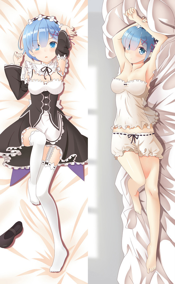 Дакiмакура 150 х 50 см REM RAM Re: Zero Рем Рам Життя Заново з нуля Подушка для обнима