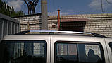 Рейлінги Хром Пластикові ніжки для Fiat Doblo I 2001-2005 рр, фото 9