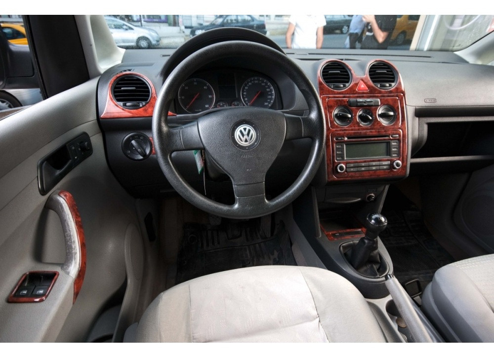 Накладки на панель Дерево для Volkswagen Caddy 2010-2015 гг - фото 5 - id-p346513700