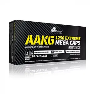 Аргінін Olimp Labs AAKG 1250 Extreme Mega Caps 120 caps