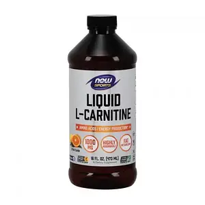 Л карнитин жидкий Now Foods L-Carnitine Liquid 1000 mg 473 ml