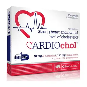Препарат для підтримки серця Olimp Labs CARDIO Chol 30 caps
