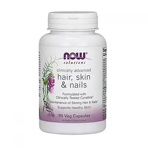 Вітаміни для волосся шкіри та нігтів Now Foods Hair Skin & Nails 90 veg caps