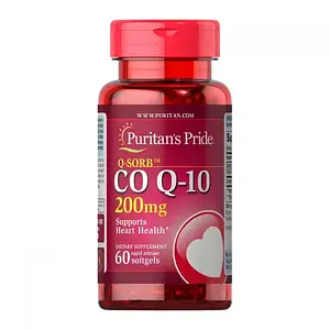 Коензим Q10 Puritan's Pride CO Q-10 200 mg 60 softgels
