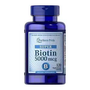 Біотин Puritan's Pride Biotin 5000 mcg 120 caps