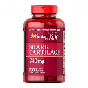 Акулий хрящ Puritan's Pride Shark Cartilage 740 mg 200 caps
