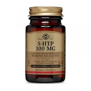 Solgar 5-HTP 100 mg 30 veg caps, Гідрокситриптофан