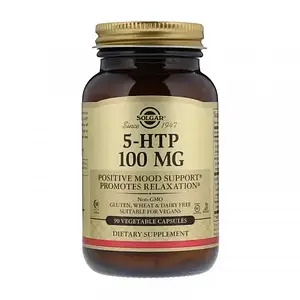 Solgar 5-HTP 100 mg 90 veg caps, Гідрокситриптофан