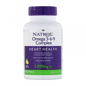 Омега 3 6 9 Natrol Omega 3-6-9 1200 mg 90 softgels