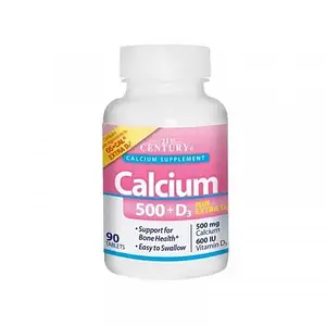 Кальцій Д3 21st Century Calcium 500 + D3 90 tabs