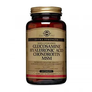 Solgar Glucosamine Hyaluronic Acid Chondroitin MSM 120 tabs